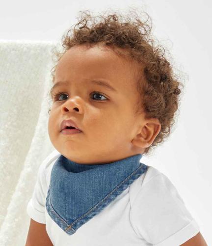 BabyBugz Baby Rocks Denim Bandana Bib - DNM - ONE